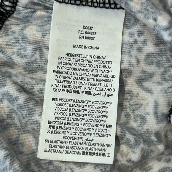 Ruffle Wrap Jersey Mini Dress - Black, Opulent Pome - Size 4R - Picture 5 of 5